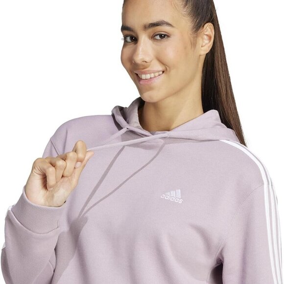Adidas Women’s Purple Hooded Pullover Sweatshirt Hoodie - Picture 1 of 10